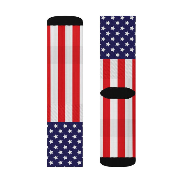 65 MCMLXV Unisex USA American Flag Print Socks - 65mcmlxv