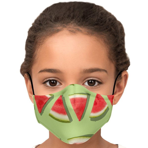 65 MCMLXV Unisex Watermelon Stripe Print Face Mask - 65mcmlxv