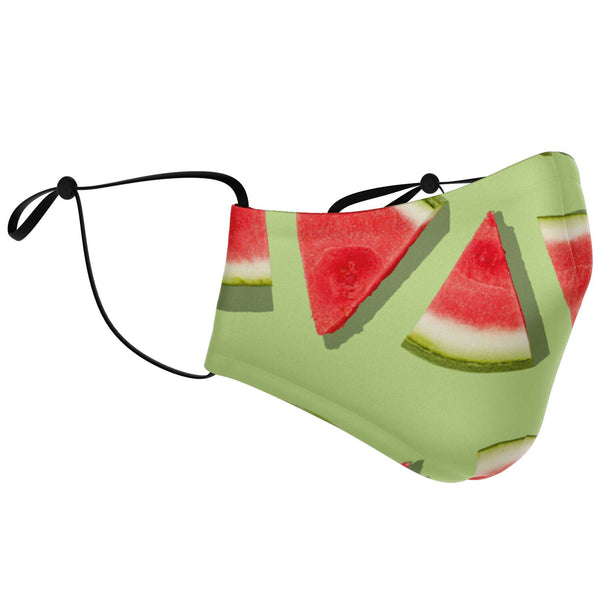 65 MCMLXV Unisex Watermelon Stripe Print Face Mask - 65mcmlxv