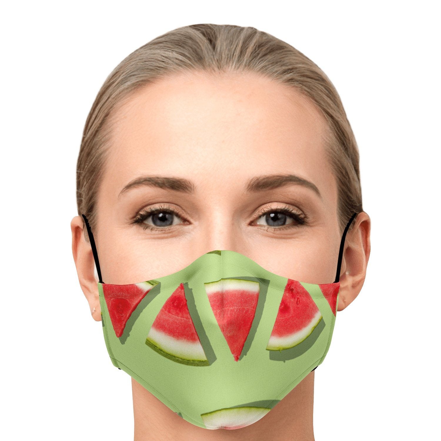 65 MCMLXV Unisex Watermelon Stripe Print Face Mask - 65mcmlxv