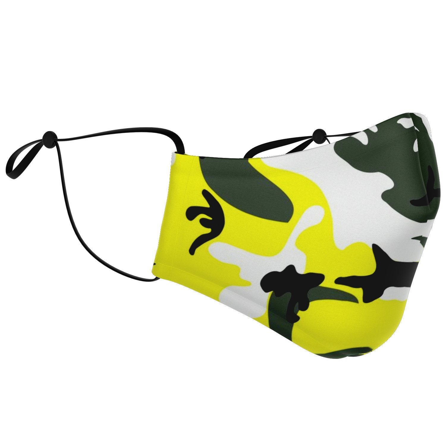 65 MCMLXV Unisex Yellow Camouflage Print Face Mask - 65mcmlxv