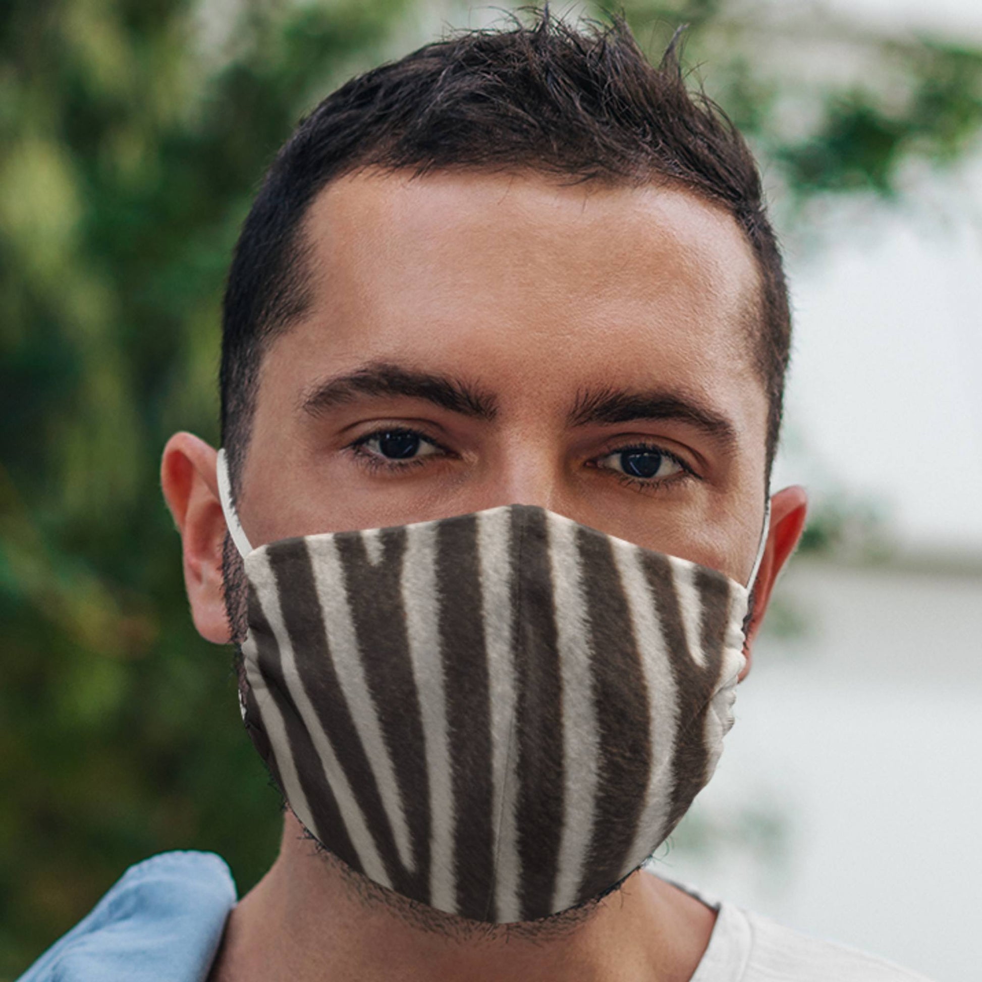 65 MCMLXV Unisex Zebra Print Face Mask - 65mcmlxv
