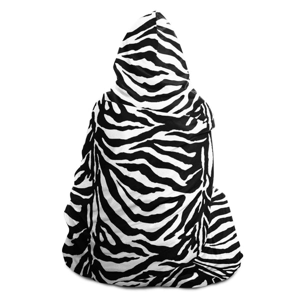 65 MCMLXV Unisex Zebra Print Hooded Blanket - 65mcmlxv