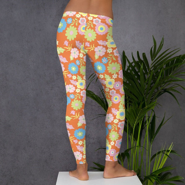 65 MCMLXV Women's 60s Floral Print Leggings - 65mcmlxv
