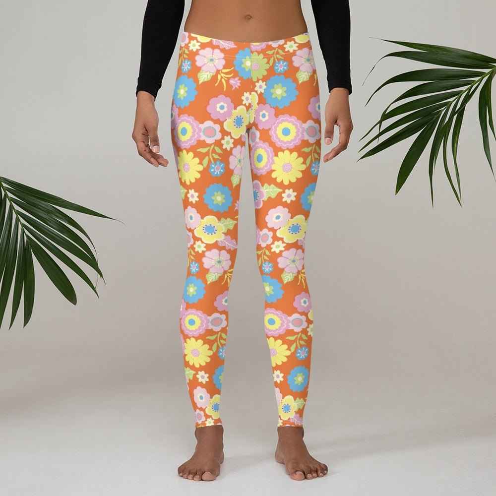 65 MCMLXV Women's 60s Floral Print Leggings