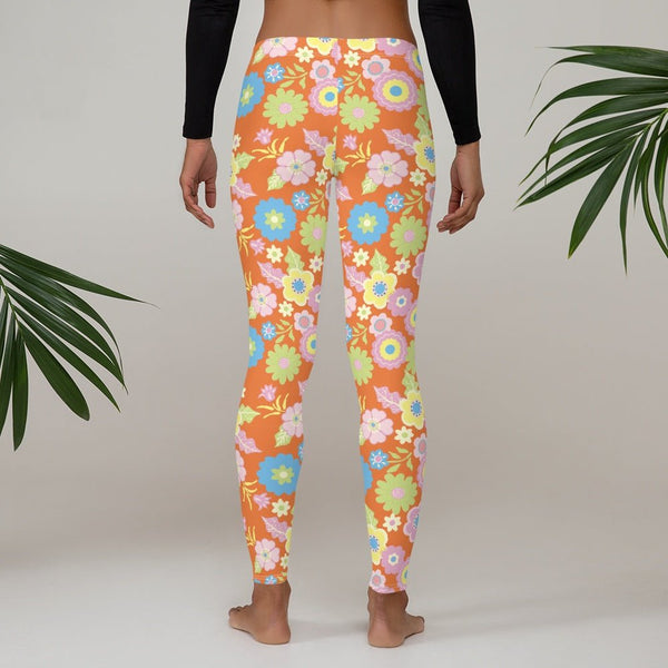 65 MCMLXV Women's 60s Floral Print Leggings - 65mcmlxv