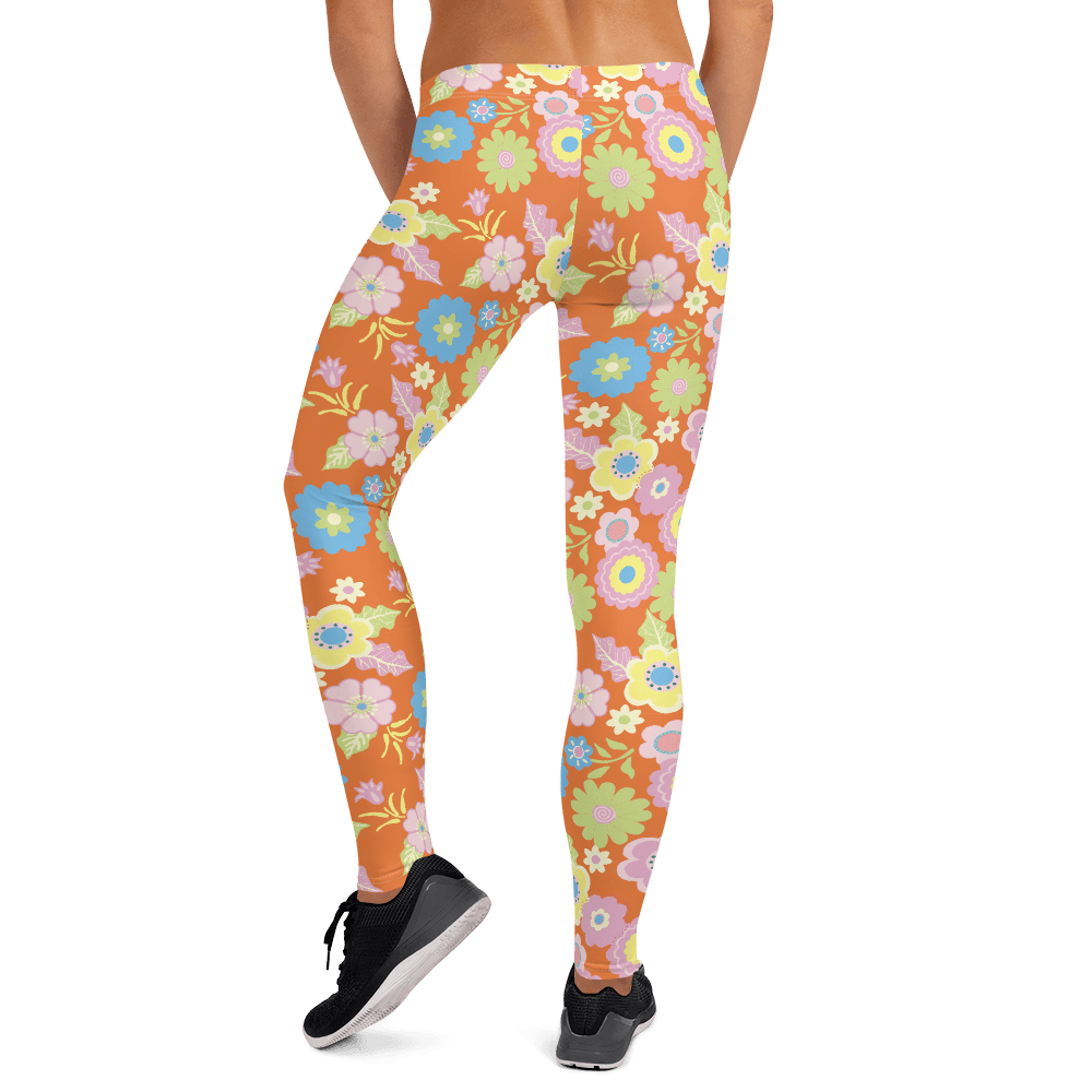 65 MCMLXV Women's 60s Floral Print Leggings - 65mcmlxv