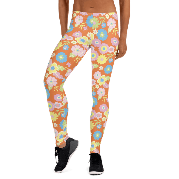 65 MCMLXV Women's 60s Floral Print Leggings - 65mcmlxv