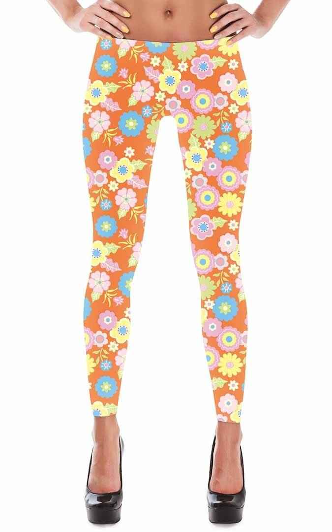 65 MCMLXV Women's 60s Floral Print Leggings