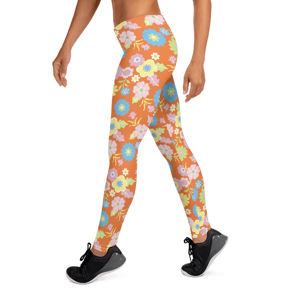 65 MCMLXV Women's 60s Floral Print Leggings - 65mcmlxv