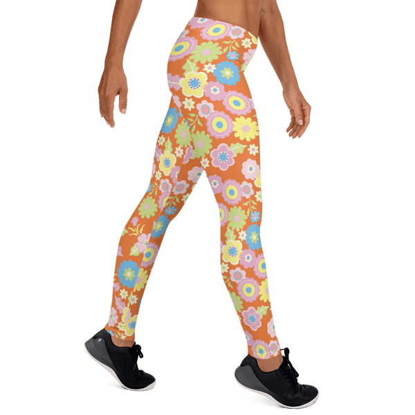 65 MCMLXV Women's 60s Floral Print Leggings - 65mcmlxv