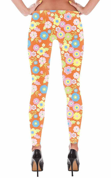 65 MCMLXV Women's 60s Floral Print Leggings - 65mcmlxv
