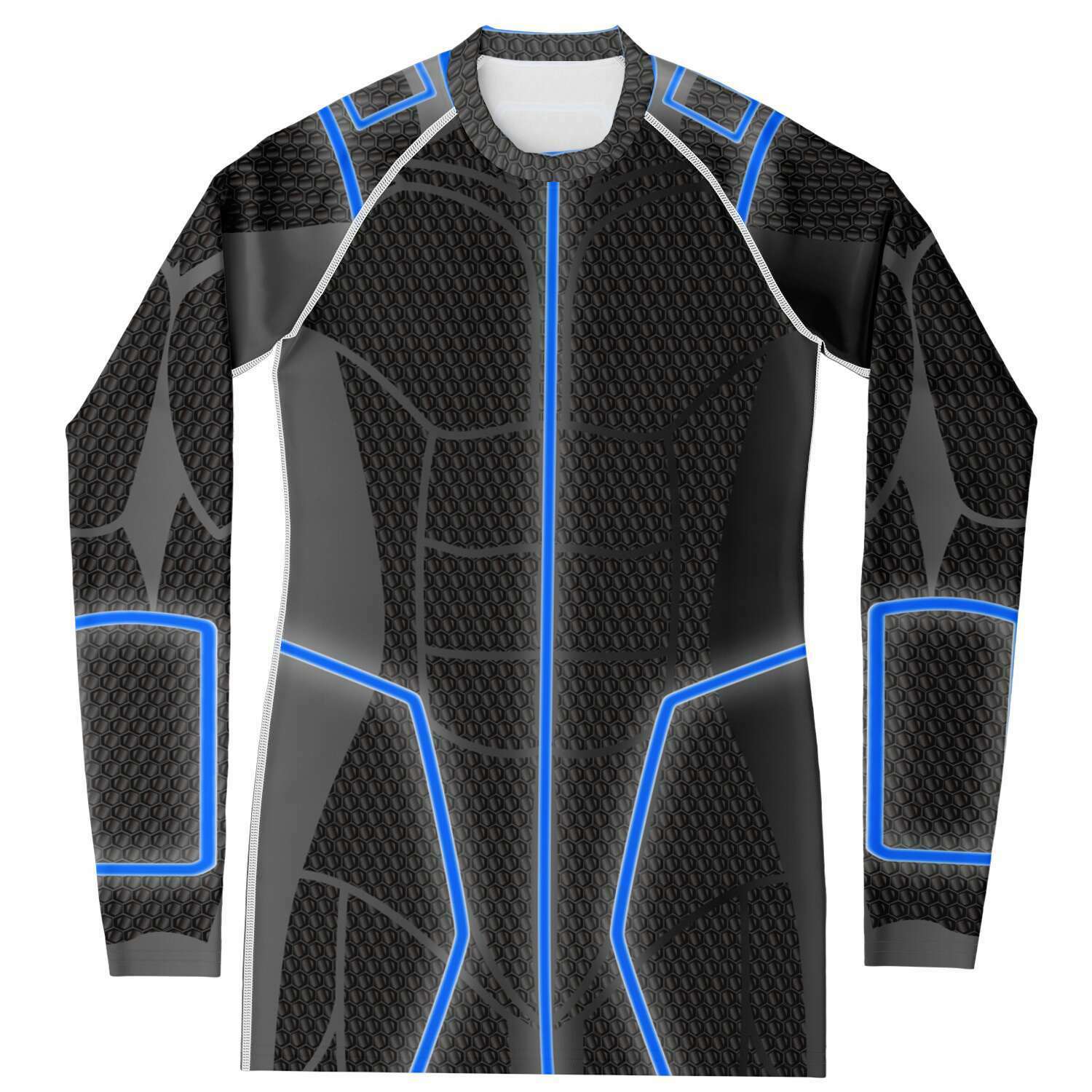 65 MCMLXV Women's ABBA Inspired Blue Avatar Rashguard - 65mcmlxv