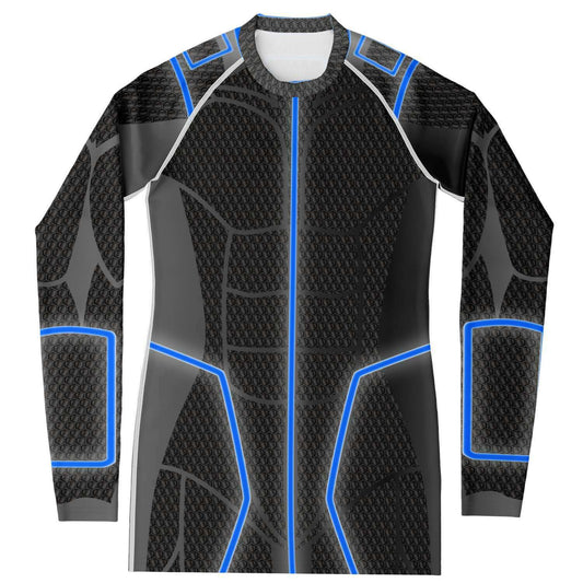 65 MCMLXV Women's ABBA Inspired Blue Avatar Rashguard - 65mcmlxv