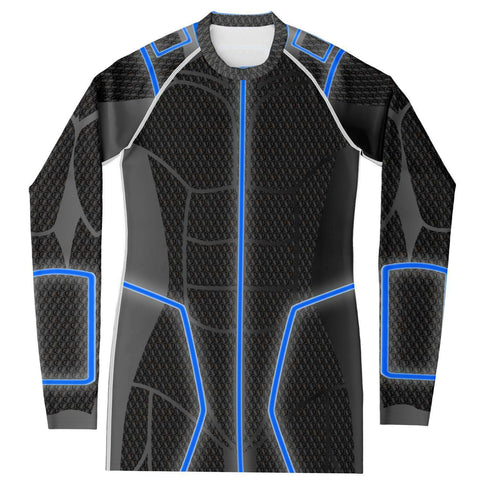 65 MCMLXV Women's ABBA Inspired Blue Avatar Rashguard - 65mcmlxv