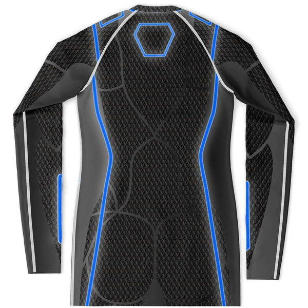 65 MCMLXV Women's ABBA Inspired Blue Avatar Rashguard - 65mcmlxv