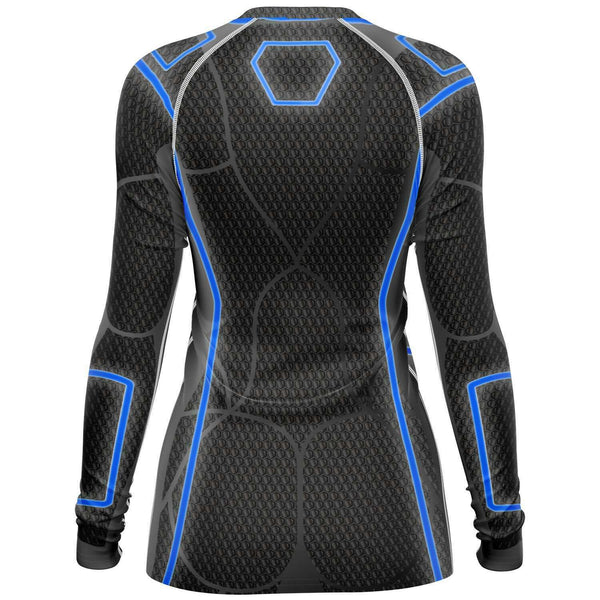 65 MCMLXV Women's ABBA Inspired Blue Avatar Rashguard - 65mcmlxv