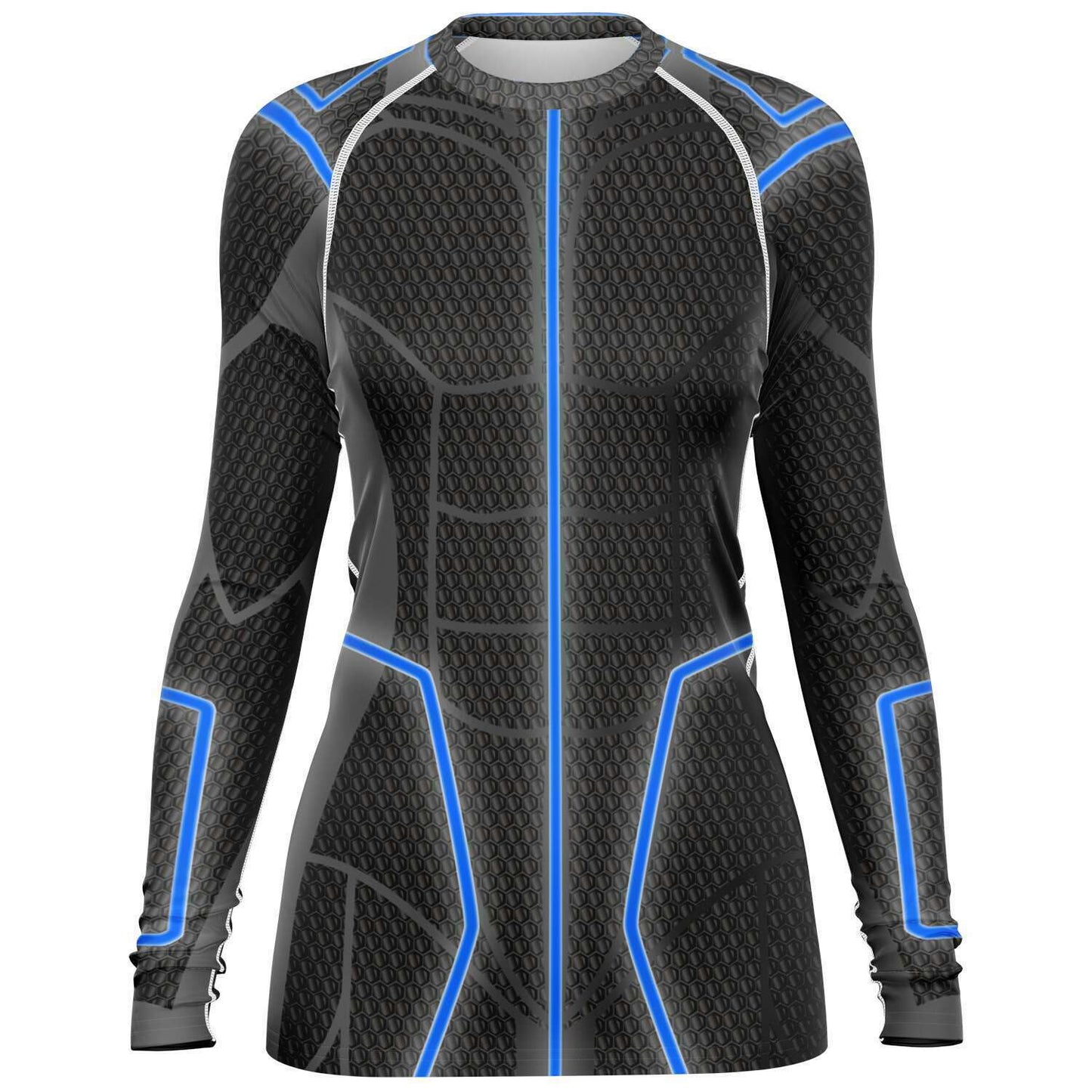 65 MCMLXV Women's ABBA Inspired Blue Avatar Rashguard - 65mcmlxv