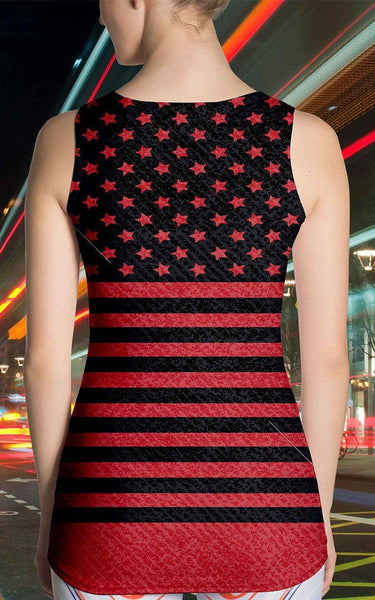 65 MCMLXV Women's Americana Red Flag Tank Top - 65mcmlxv