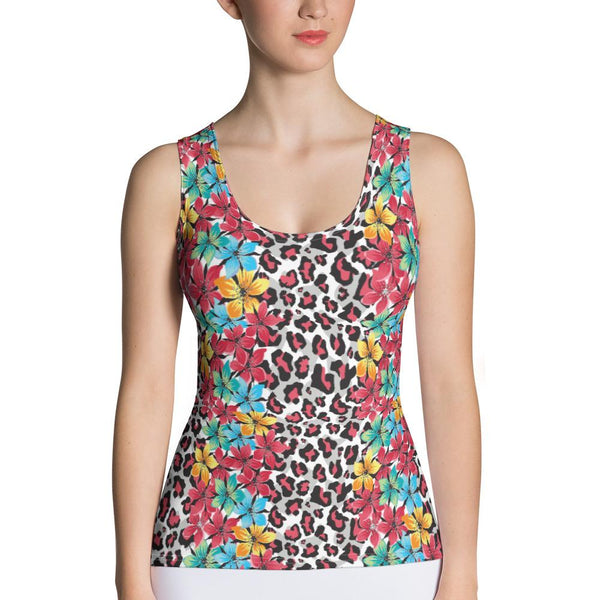 65 MCMLXV Women's Animal Floral Print Mix Tank Top - 65mcmlxv