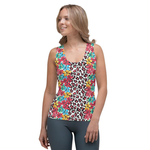 65 MCMLXV Women's Animal Floral Print Mix Tank Top - 65mcmlxv