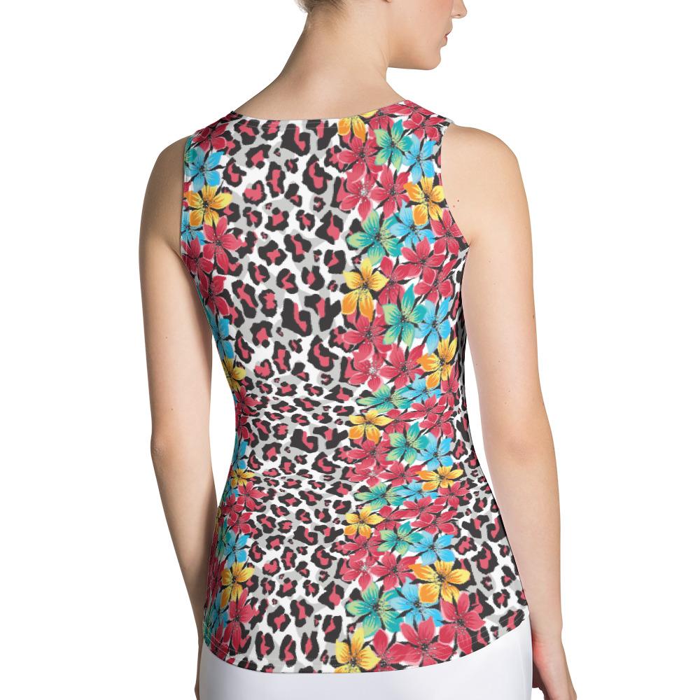 65 MCMLXV Women's Animal Floral Print Mix Tank Top - 65mcmlxv