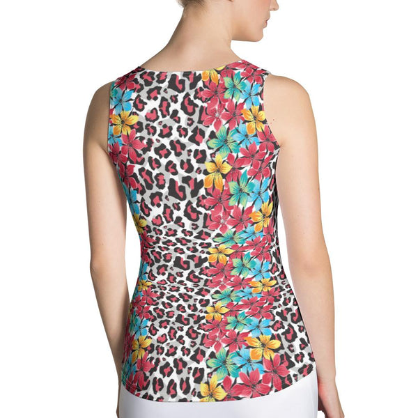 65 MCMLXV Women's Animal Floral Print Mix Tank Top - 65mcmlxv