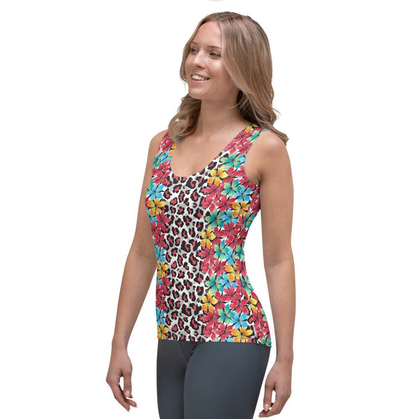 65 MCMLXV Women's Animal Floral Print Mix Tank Top - 65mcmlxv
