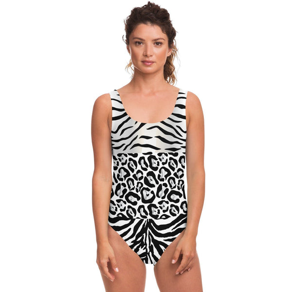 65 MCMLXV Women's Animal Print Mix 1 Piece Swimsuit - 65mcmlxv