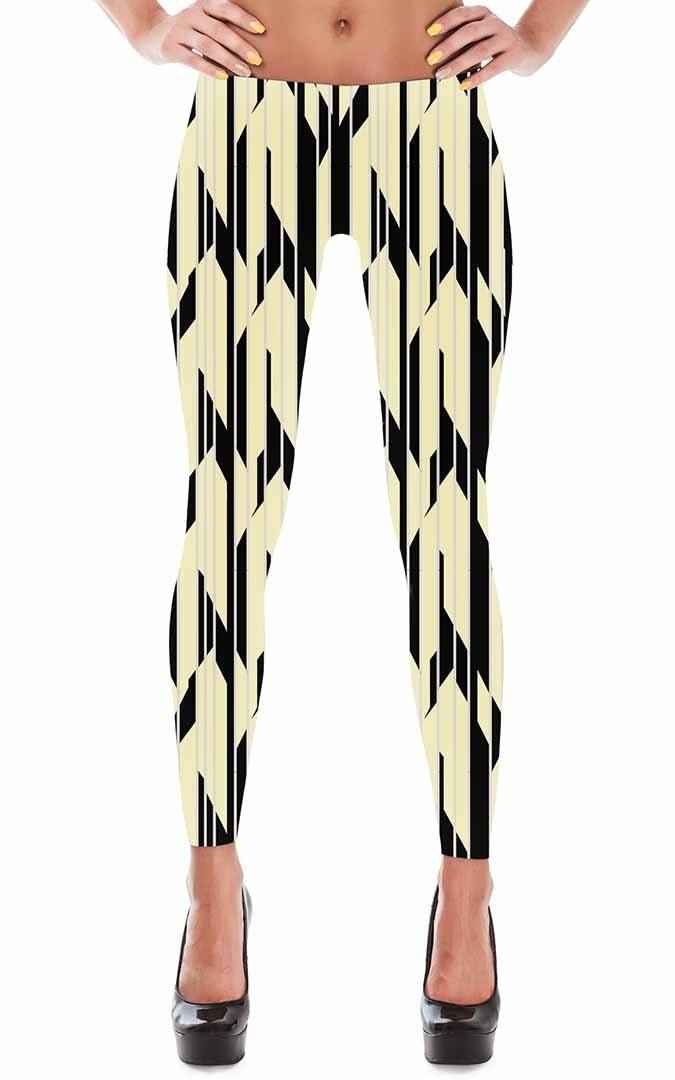 65 MCMLXV Women's Art Deco Print Leggings
