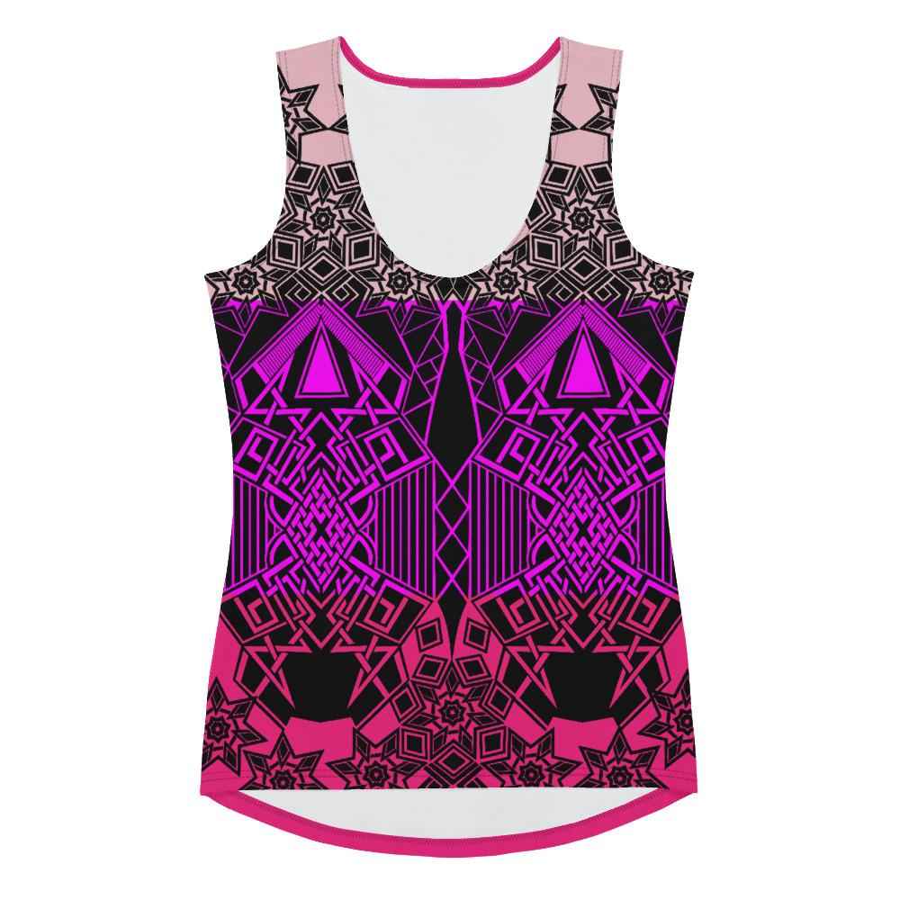 65 MCMLXV Women's Art Deco Tonal Stripe Tank Top