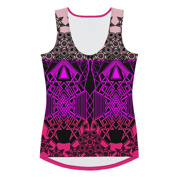 65 MCMLXV Women's Art Deco Tonal Stripe Tank Top - 65mcmlxv