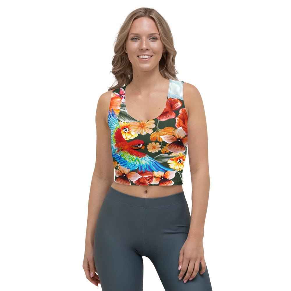 65 MCMLXV Women's Birds of Paradise Crop Top