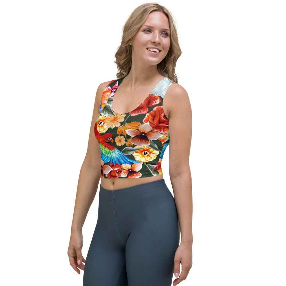 65 MCMLXV Women's Birds of Paradise Crop Top