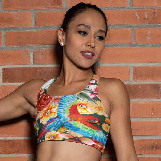 65 MCMLXV Women's Birds of Paradise Crop Top