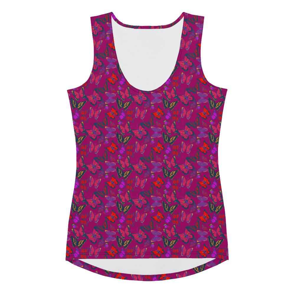 65 MCMLXV Women's Butterfly Jungle Print Tank Top