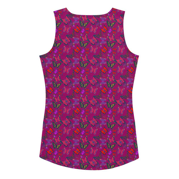 65 MCMLXV Women's Butterfly Jungle Print Tank Top - 65mcmlxv