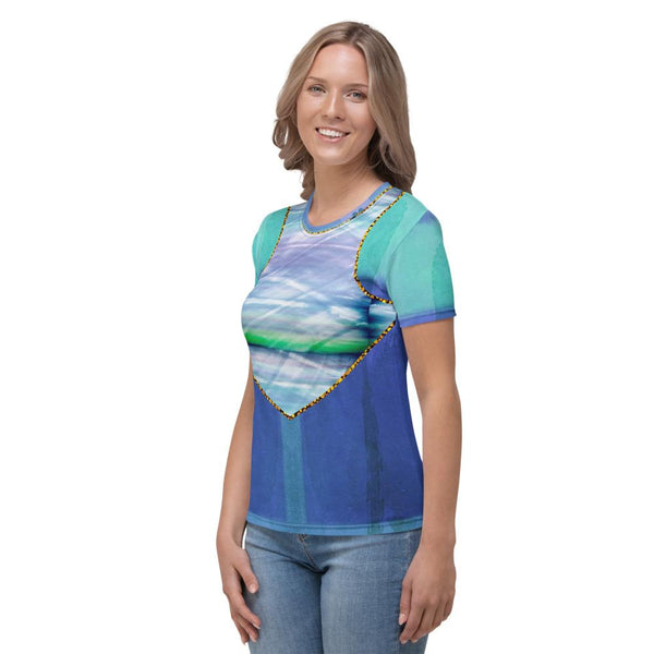65 MCMLXV Women's Cosplay Harlow Holographic Print T-Shirt - 65mcmlxv