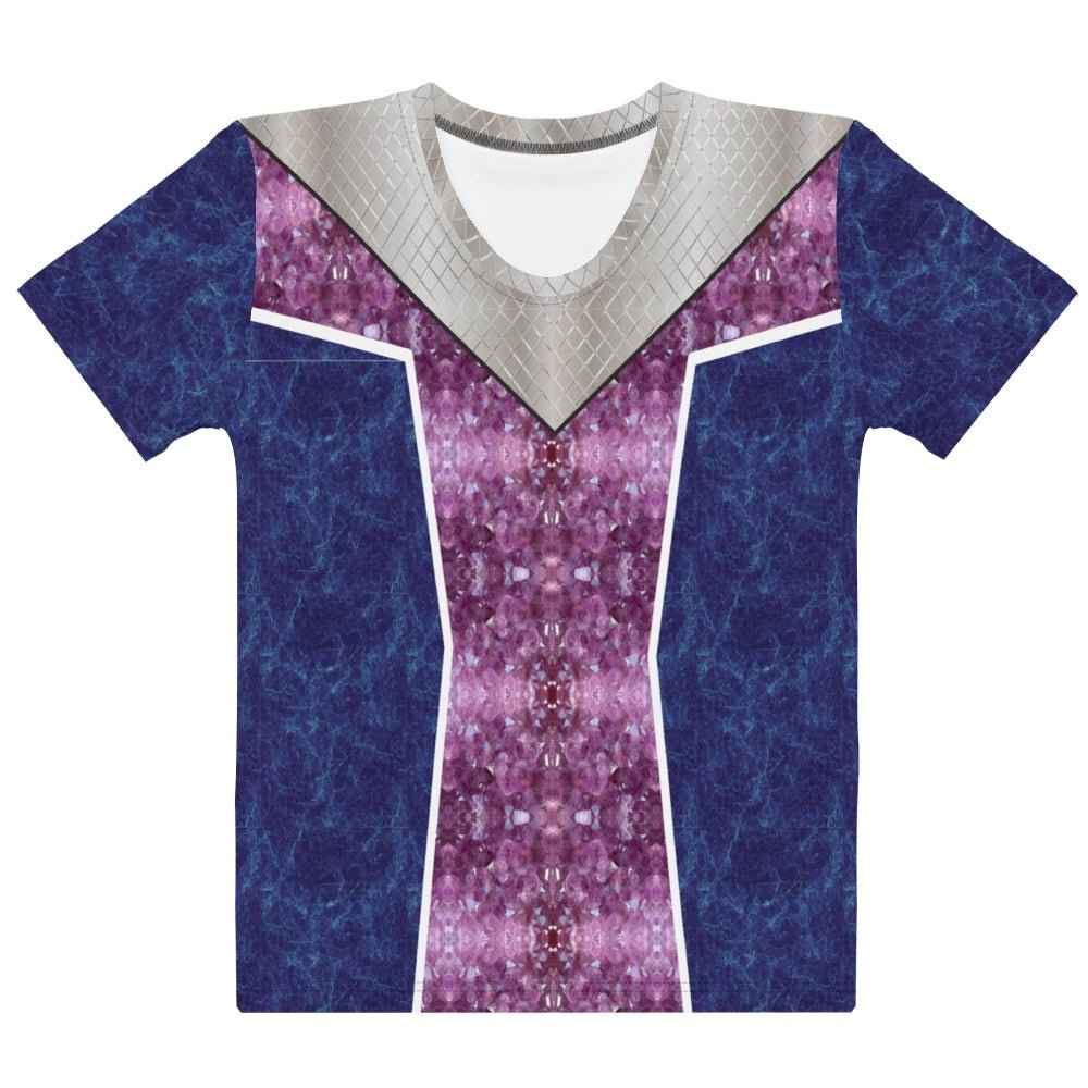 65 MCMLXV Women's Cosplay Isabelle Purple Princess Print T-Shirt