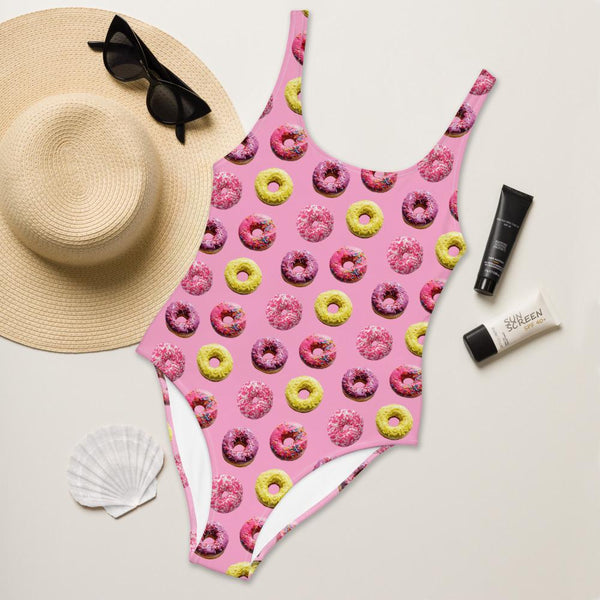 65 MCMLXV Women's Doughnut Toss Print 1 Piece Swimsuit - 65mcmlxv
