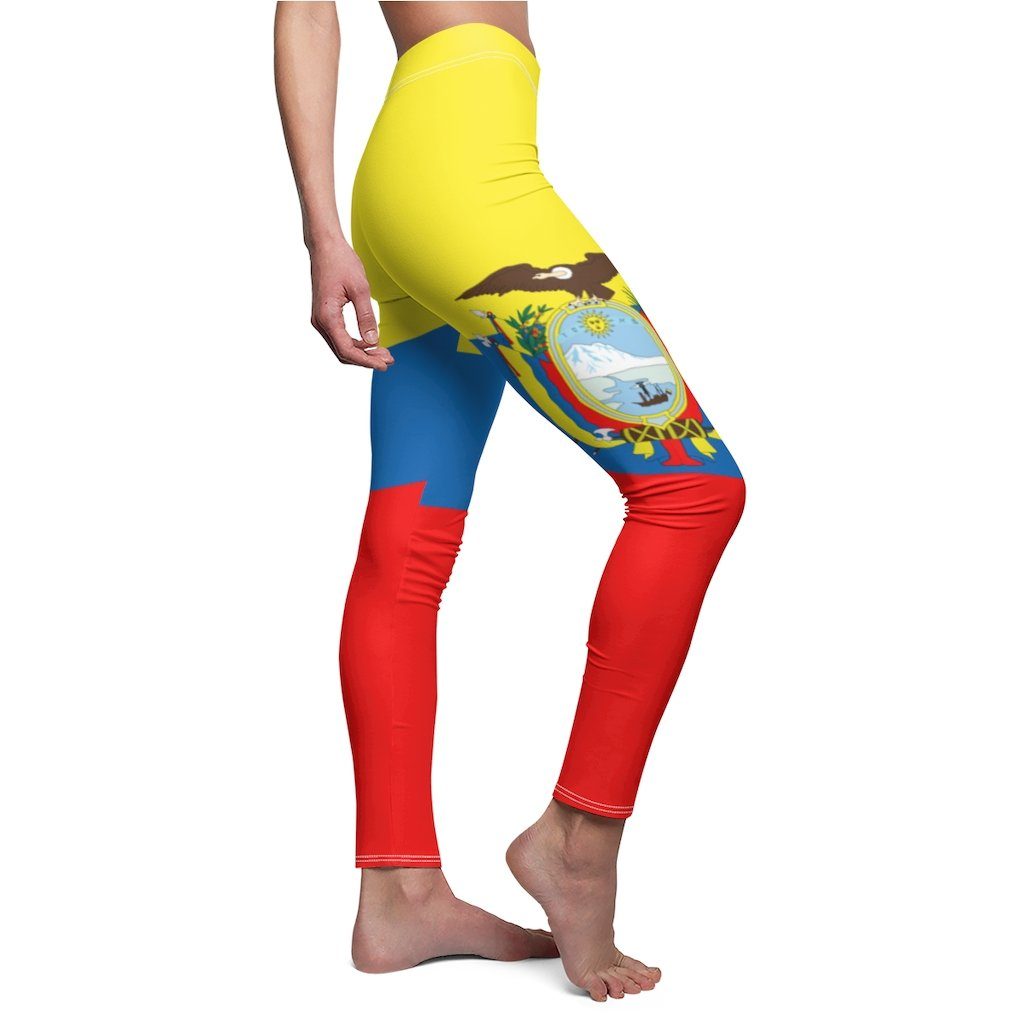 65 MCMLXV Women's Ecuador Flag Print Leggings - 65mcmlxv