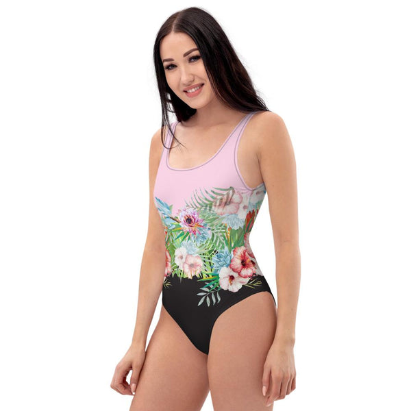 65 MCMLXV Women's Engineered Tropical Floral Print One - Piece Swimsuit - 65mcmlxv