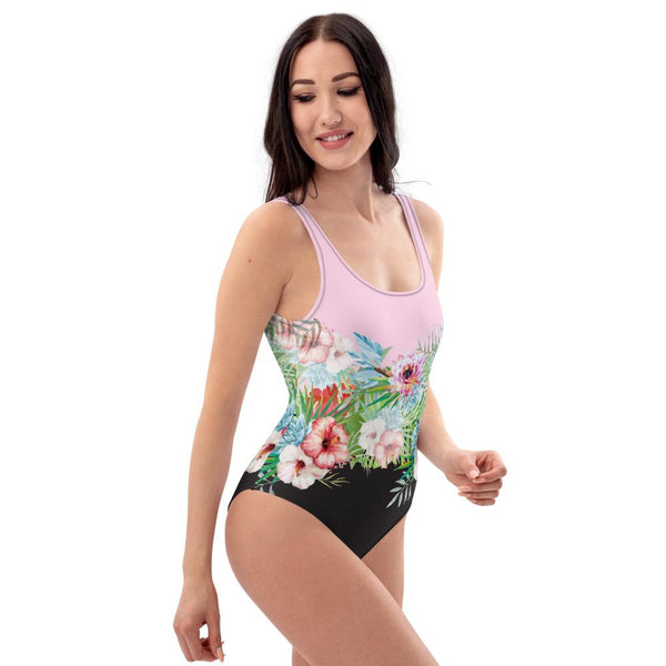 65 MCMLXV Women's Engineered Tropical Floral Print One - Piece Swimsuit - 65mcmlxv