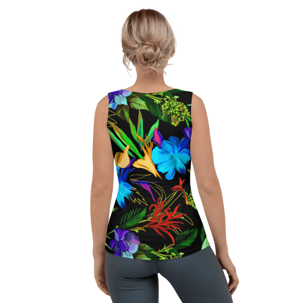 65 MCMLXV Women's Exotic Tropical Print Tank Top - 65mcmlxv