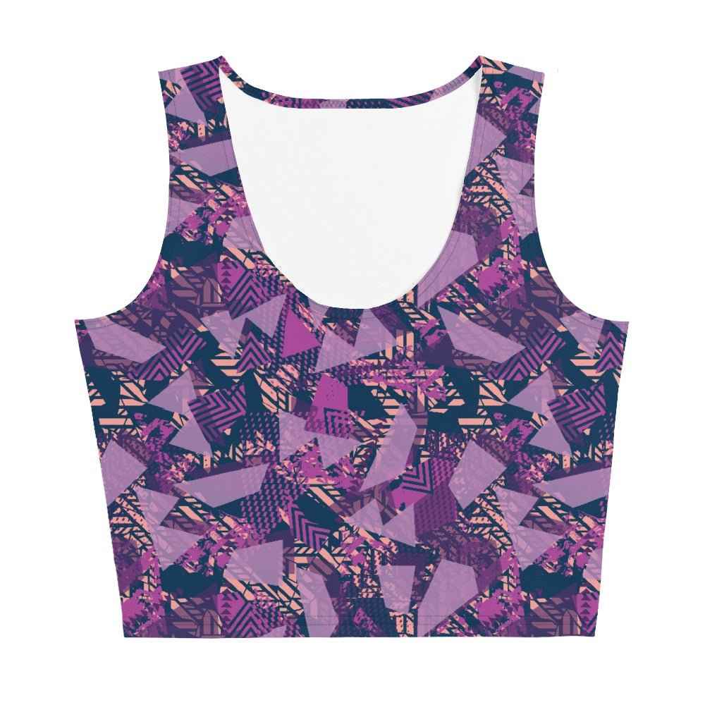 65 MCMLXV Women's Fractured Geo Print Crop Top