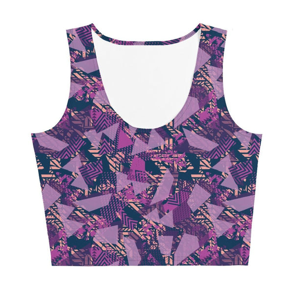 65 MCMLXV Women's Fractured Geo Print Crop Top - 65mcmlxv