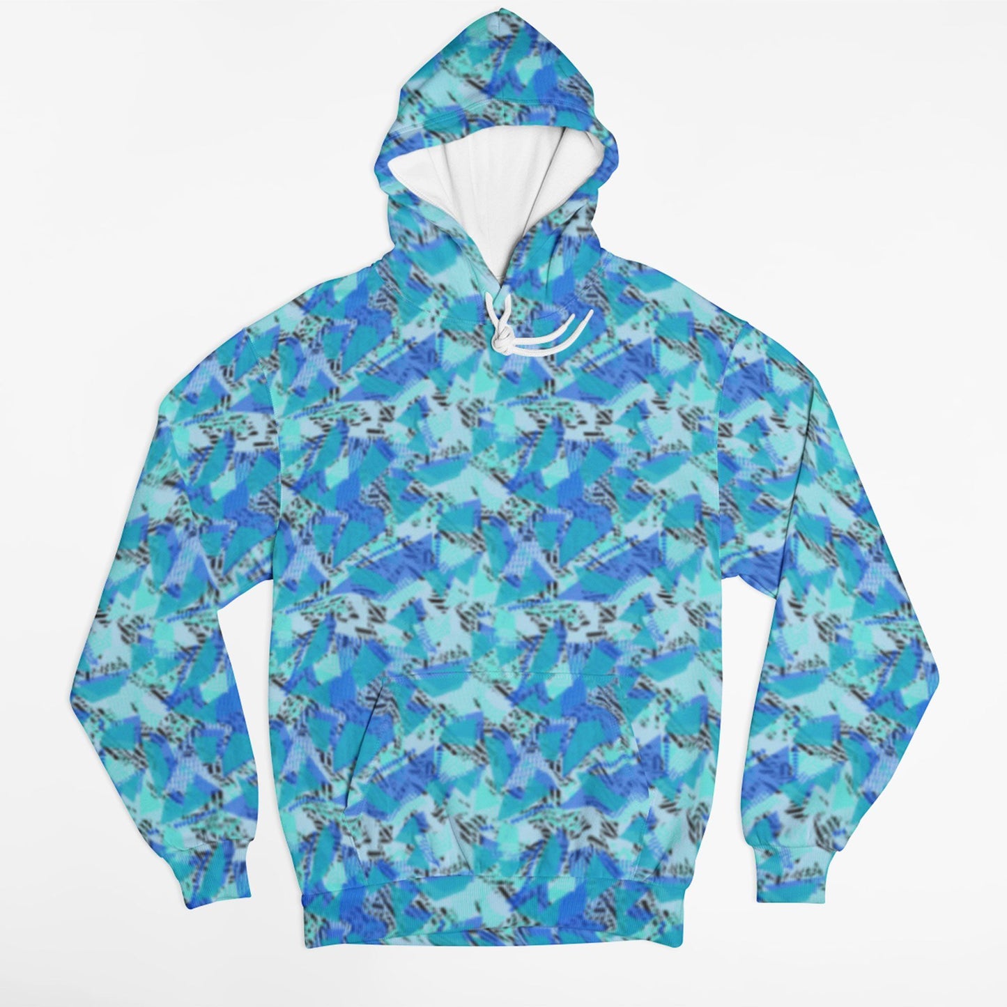 65 MCMLXV Women's Fractured Geo Print Fleece Hoodie - 65mcmlxv