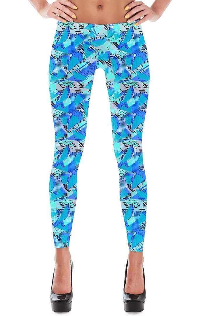 65 MCMLXV Women's Fractured Geo Print Leggings