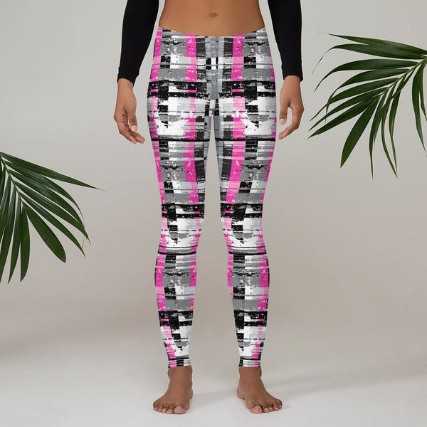 65 MCMLXV Women's Fractured Stripe Print Leggings - 65mcmlxv