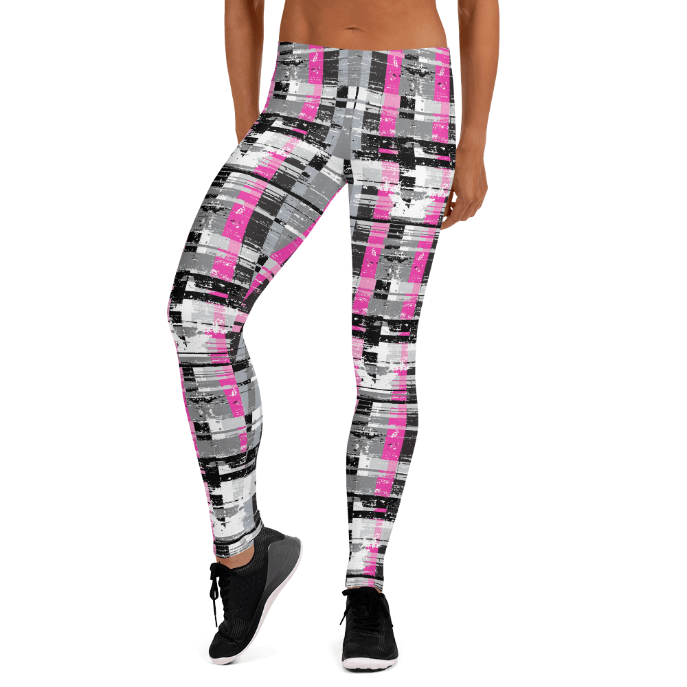 65 MCMLXV Women's Fractured Stripe Print Leggings - 65mcmlxv